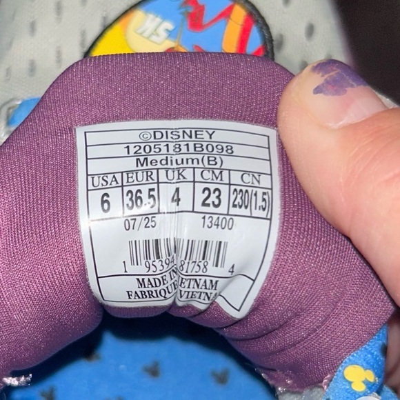 Brooks RunDisney Women's Running Shoes - Purple and Gray - Picture 6 of 6